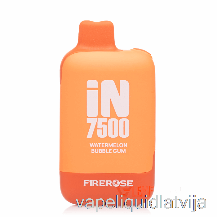 Firerose 7500 Vienreizlietojamā Arbūzu Bubblegum Vape šķidrumā